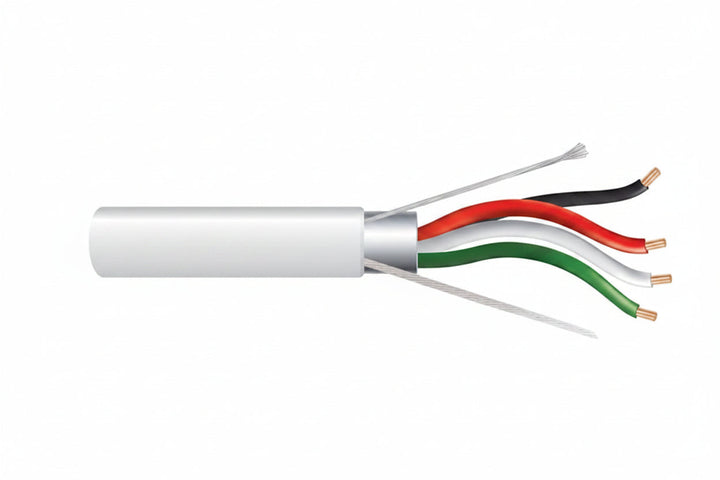 Genesis 32151112 18/4 Stranded Shielded Cable, Plenum, CMP, FT6, 1000' (304.8 m) Pull Box, Natural