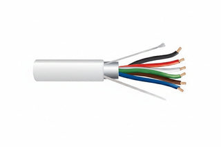 Genesis 32161012 18/6 Stranded Shielded Cable, Plenum, CMP, FT6, 1000' (304.8 m) Reel, Natural