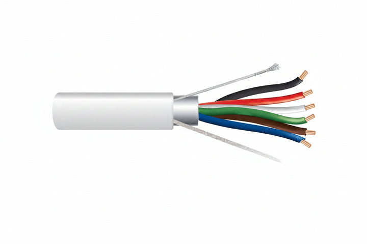 32165512 18/6 Stranded Shielded Cable, Plenum, CMP, FT6, 500' (152.4 m) Pull Box, Natural