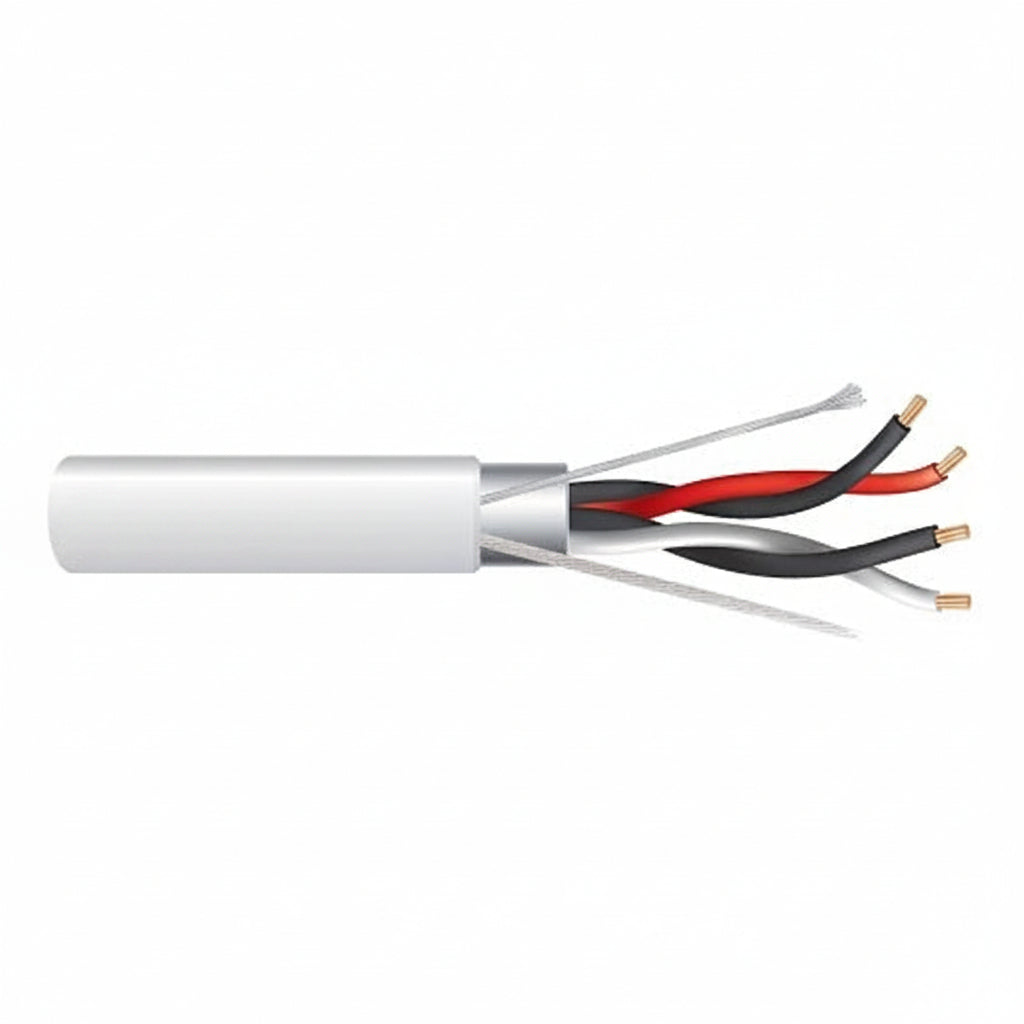 32811112 22/2-Pair Stranded Shielded Cable, Plenum, CMP, FT6, 1000' (304.8 m) Pull Box, Natural