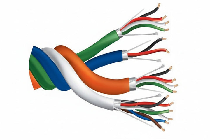 32955099 22/6 Shielded + 22/4 Shielded + 22/2 Shielded + 18/4 Shielded Profusion Access Control Cable, Plenum, CMP, FT6, 500' (152.4 m) Reel, Unjacketed