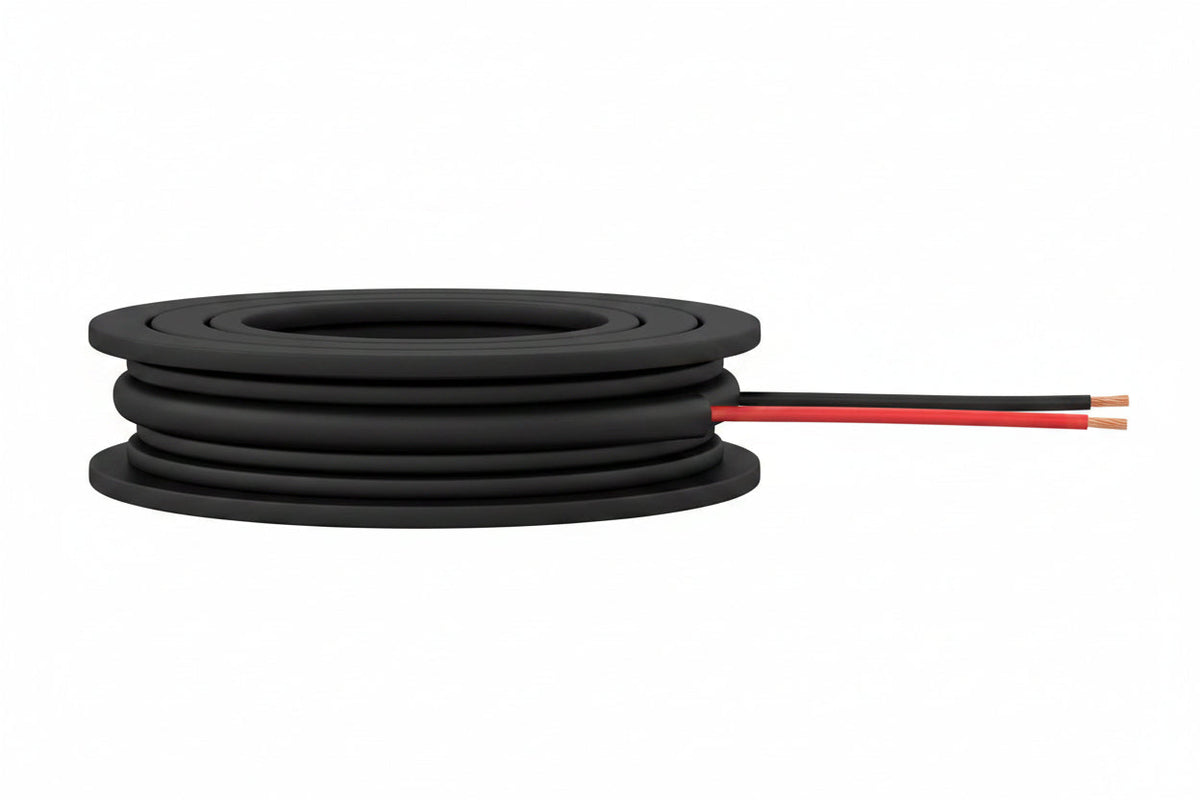 41561008 18/2 Stranded Unshielded Fire Alarm Cable, Direct Burial, FPL, CL3, 1000' (304.8 m) Reel, Black