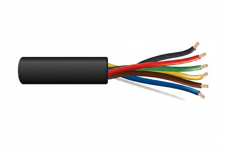41585008 18/6 Stranded Unshielded Fire Alarm Cable, Direct Burial, FPL, CL3, 500' (152.4 m) Reel, Black
