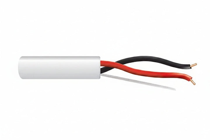 Genesis 43065501 18/2 Solid Unshielded Fire Alarm Cable, Riser, FPLR, 500' (152.4 m) Pull Box, White