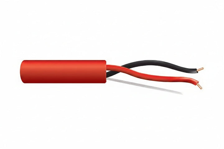 43065504 18/2 Solid Unshielded Fire Alarm Cable, Riser, FPLR, 500' (152.4 m) Pull Box, Red