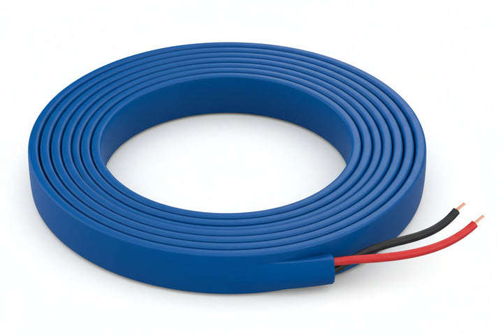 Genesis 43111006 16/2 Solid Unshielded Fire Alarm Cable, Riser, FPLR, 1000' (304.8 m) Reel, Blue