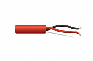 Genesis 43131004 14/2 Solid Unshielded Fire Alarm Cable, Riser, FPLR, 1000' (304.8 m) Reel, Red
