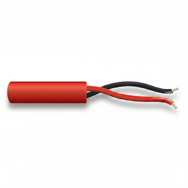 45061104 18/2 Solid Unshielded Fire Alarm Cable, Plenum, FPLP, 1000' (304.8 m) Pull Box, Red