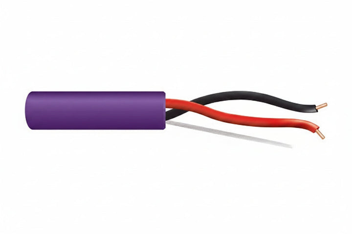45111010 16/2 Solid Unshielded Fire Alarm Cable, Plenum, FPLP, 1000' (304.8 m) Reel, Purple
