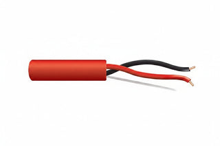 Genesis 45131004 14/2 Solid Unshielded Fire Alarm Cable, Plenum, FPLP, 1000' (304.8 m) Reel, Red