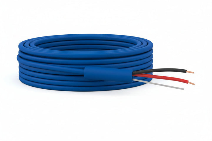 45131006 14/2 Solid Unshielded Fire Alarm Cable, Plenum, FPLP, 1000' (304.8 m) Reel, Blue