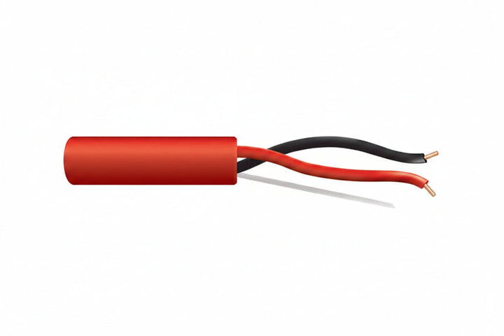 Genesis 45136104 14/2 Solid Unshielded Fire Alarm Cable, Plenum, FPLP, 500' (152.4 m) Reel-in-a-Box, Red