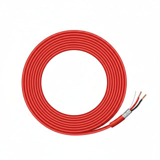 46025504 18/2 Solid Shielded Fire Alarm Cable, Plenum, FPLP, 500' (152.4 m) Pull Box, Red