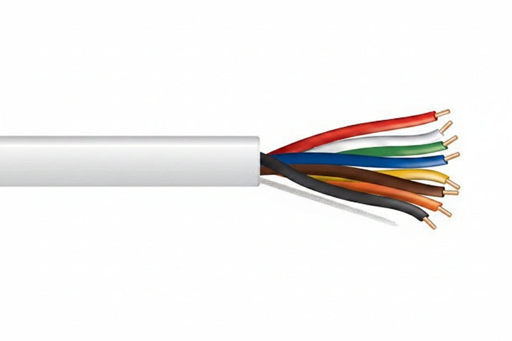 47160301 18/8 Solid Unshielded Thermostat Cable, General Purpose, CL2, 250' (76.2 m) x 4 Reels, White