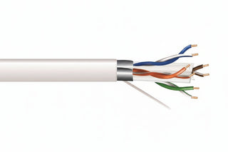 53931101 23/4-Pair Cat 6A Unshielded Riser Networking Cable, Plenum, CMP, FT6, 1000' (304.8 m) Pull Box, White