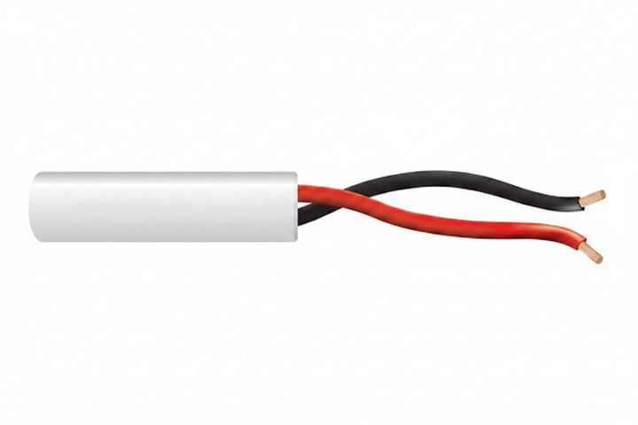 Genesis 54731101 16/2 (65-Strand Oxygen-Free Copper) Audacious Unshielded Speaker Cable, Riser, CMR, FT4, 1000' (304.8 m) Pull Box, White