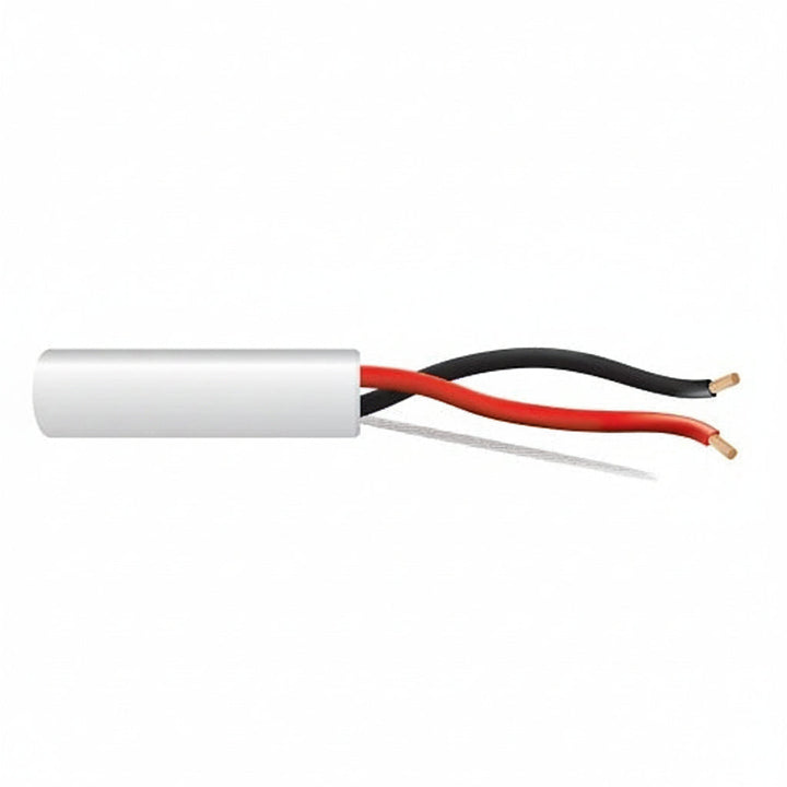Genesis 54755501 14/2 (105-Strand Oxygen-Free Copper) Audacious Unshielded Speaker Cable, Riser, CMR, FT4, 500' (152.4 m) Pull Box, White