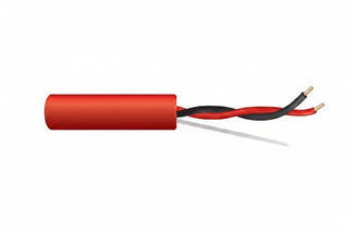 Genesis 55041004 14/1-Pair Solid Unshielded Fire Alarm Cable, NYC Certified, FPLP, 1000' (304.8 m) Reel, Red