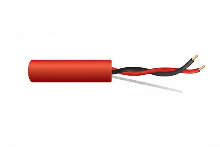 Genesis 55041004 14/1-Pair Solid Unshielded Fire Alarm Cable, NYC Certified, FPLP, 1000' (304.8 m) Reel, Red