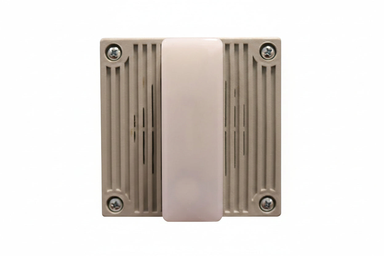 Eaton MT4-115-WH-VNS MT Multitone Horn Strobe, Xenon, Wall, No Lettering, Clear Lens, 115 cd, 120V AC, Indoor Outdoor, Gray