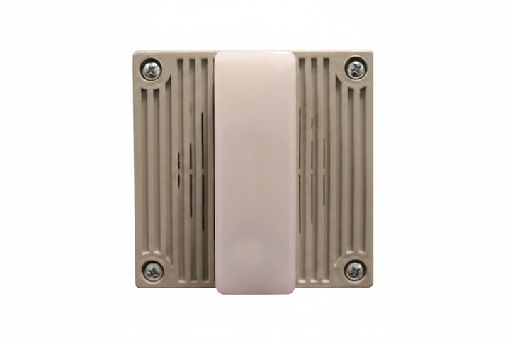 Eaton MT4-115-WH-VNS MT Multitone Horn Strobe, Xenon, Wall, No Lettering, Clear Lens, 115 cd, 120V AC, Indoor Outdoor, Gray