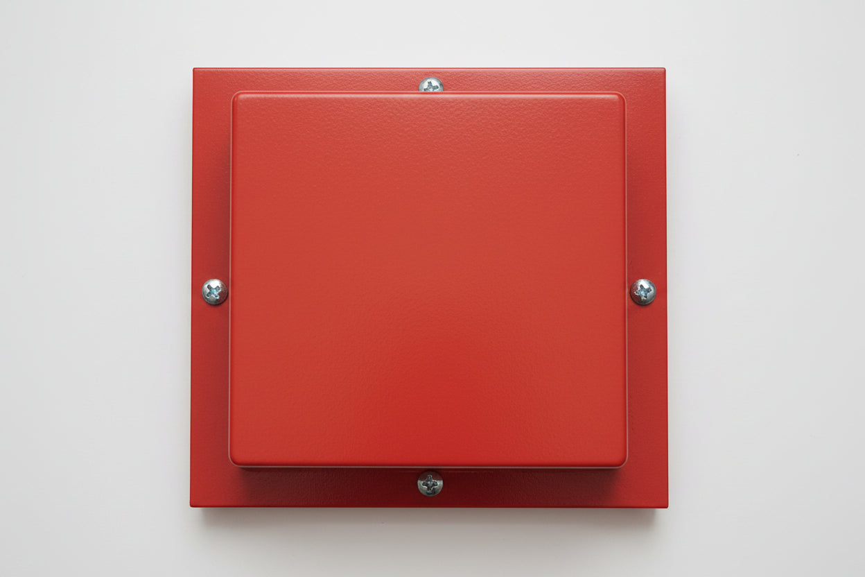 Eaton DSM-12/24-R Wall Mounted 12/24V Wheelock DSM Sync Module, Red