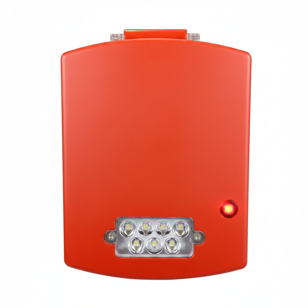 Eaton EL4XST-FR Eluxa Outdoor Series Strobe, 4X, IP66, Red