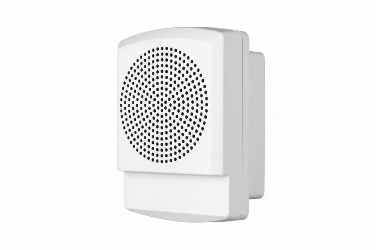 Eaton ELFHNW Wheelock Eluxa Low Frequency Horn, Wall, FIRE Lettering, 24V, White