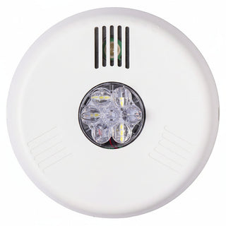 Eaton ELHSWC Wheelock Eluxa Horn Strobe, LED, Ceiling, FIRE, Clear Lens, 15/30/75/110/150/177 cd, 24V, Indoor, White