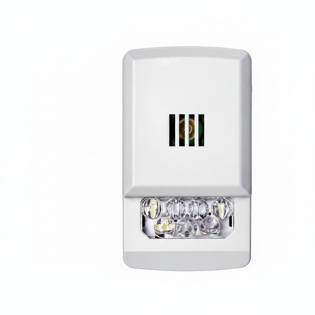 Eaton ELHSW Wheelock Eluxa LED Horn Strobe, Wall, FIRE Lettering, 24V, 15/30/75/110/135/185 cd, Indoor, White