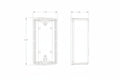 Eaton ELSBB-W Wheelock Eluxa LED Surface Back Box, Wall, Whit