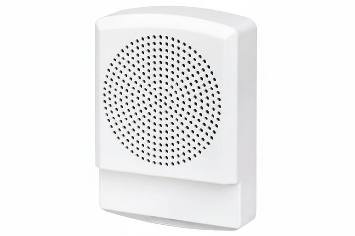 Eaton ELSPKW Wheelock Eluxa LED High Fidelity Speaker, Wall, FIRE Lettering, 24VDC, White