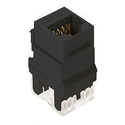 WP3450BK Cat5e RJ45 Keystone Network Connector, Black