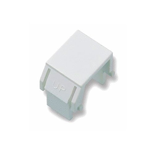 WP3455WH Blank Keystone Inserts, White, 10-Pack