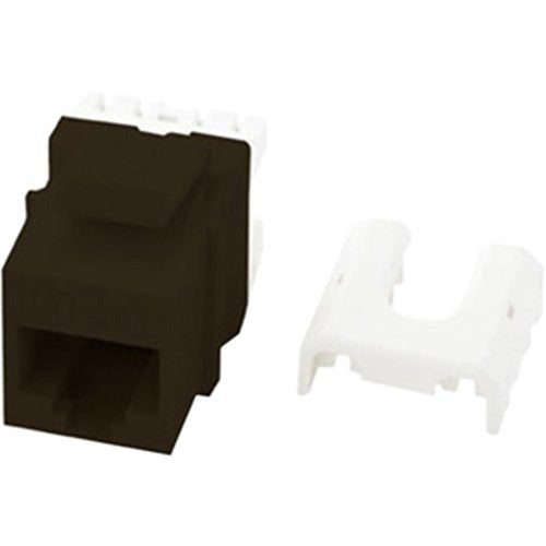 WP3475-BR Cat5e RJ45 Quick-Connect Keystone Network Insert, Brown