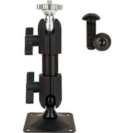 827-06 6" CCTV Deluxe Mount with Adjusting Points, Black