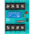 0E-RLY12245A Relay Module – 5A 220VAC/28VDC DPDT Contacts, Selectable 12V or 24V DC Input, Wall-Mount, High-Current Control for Intrusion, Access Control, and Video Surveillance Systems