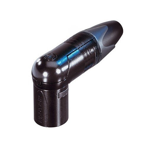 NEUTRIK NC4FRX-B 4-Pole Right Angle Female Cable Connector, Black