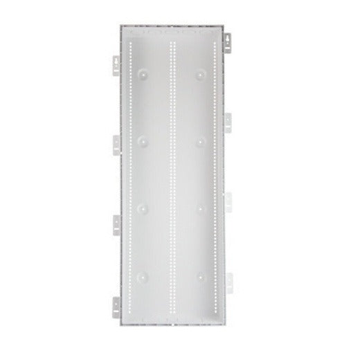 ENP4250NA 42" Plastic Structured Media Enclosure with Hinged Door & Trim Ring, White